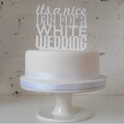 White Wedding gesehen bei Miss Cake.Bild: Miss Cake, UK